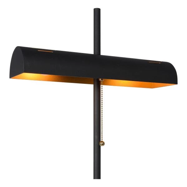 Lucide GLENDALE - Floor lamp - 2xE27 - Black - detail 2